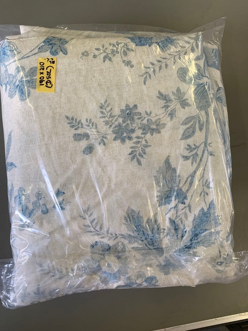 Ralph Laurenラルフローレン、掛け布団カバー ブルー花柄ユニークな模様