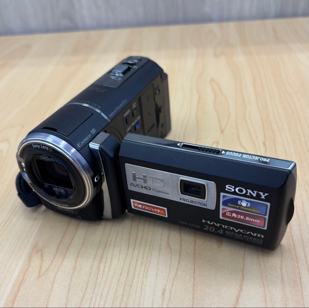 Sony HANDYCAM HDR-PJ590 プロジェクター内蔵 ブラック
