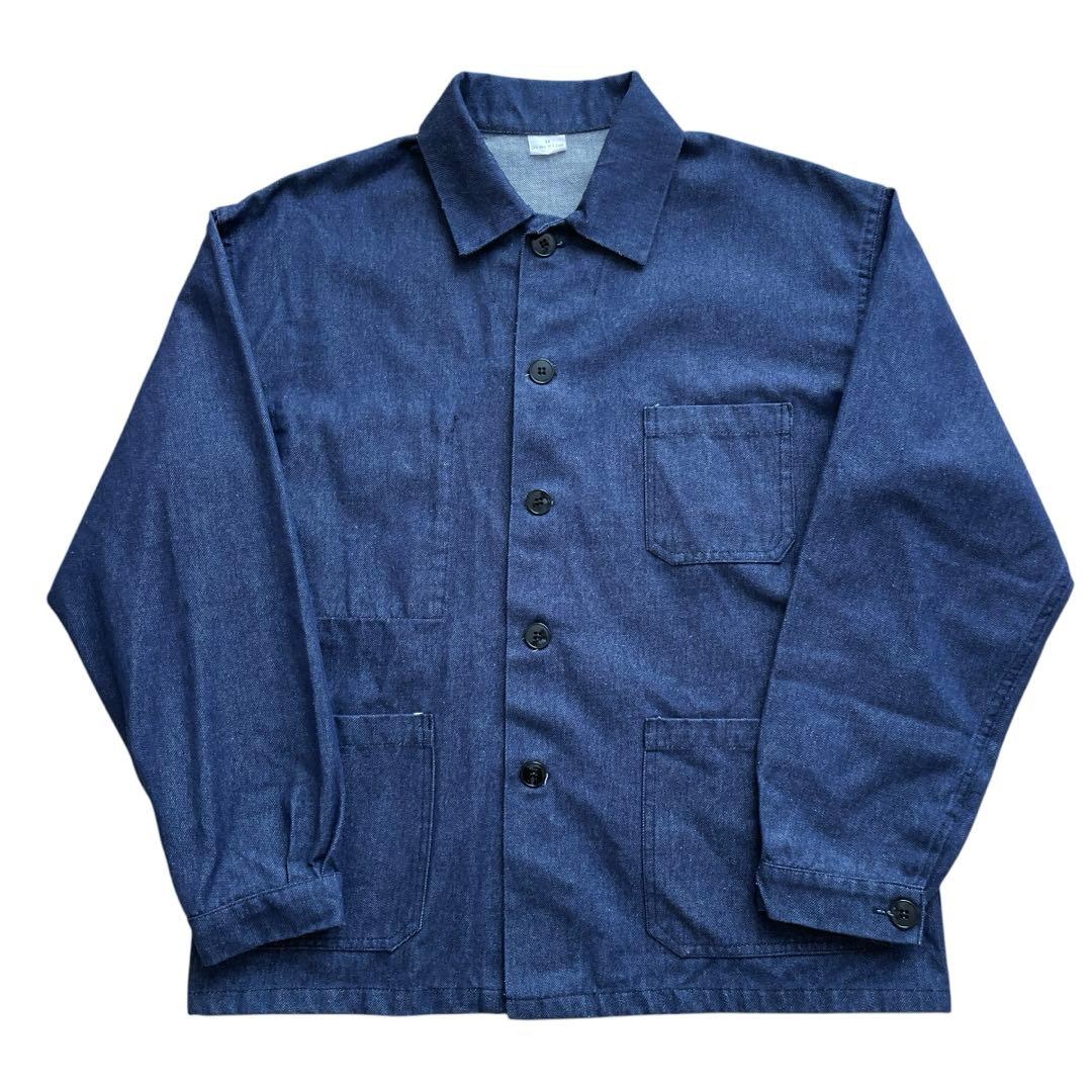 極美品 70s BEAU-FORT フレンチ ワークジャケット コットンツイル