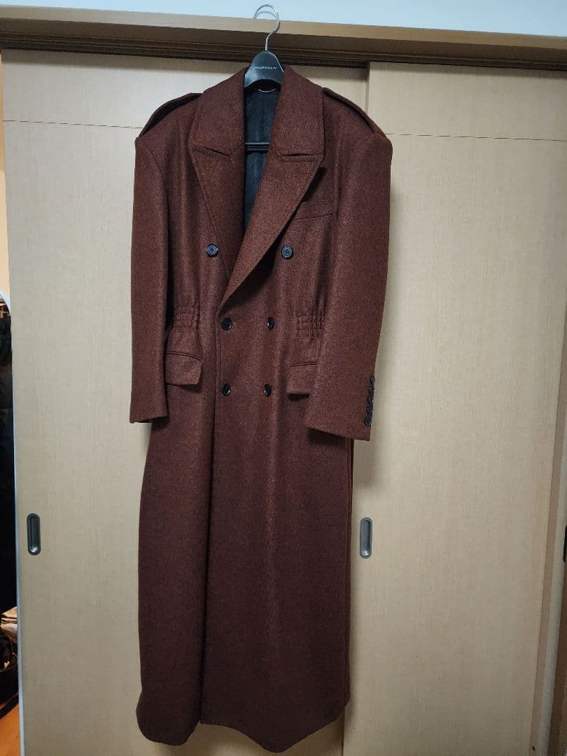 JOHN LAWRENCE SULLIVAN ウールコートオレンジ