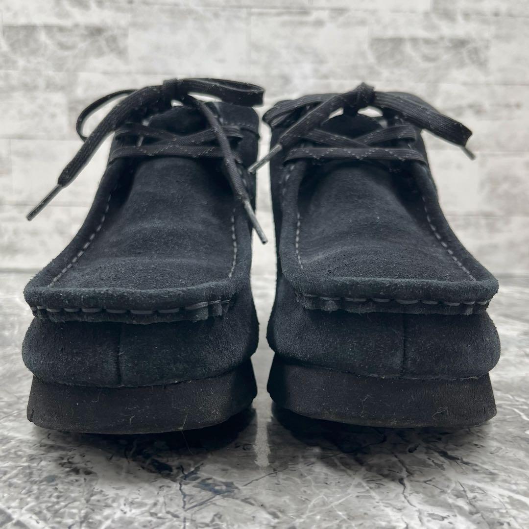 【美品】 クラークスオリジナル ワラビー ブーツ GTX 23.5 ブラック