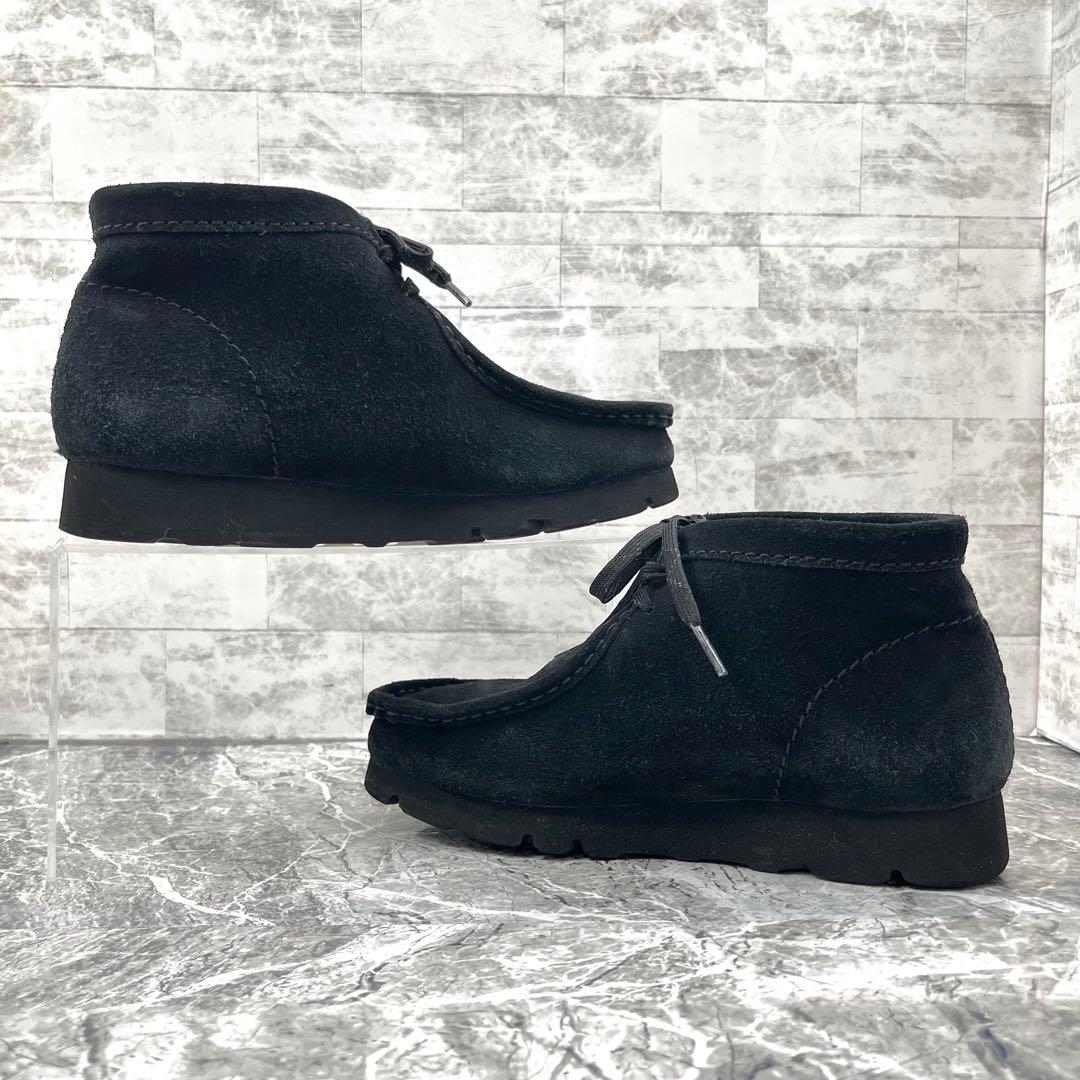 【美品】 クラークスオリジナル ワラビー ブーツ GTX 23.5 ブラック