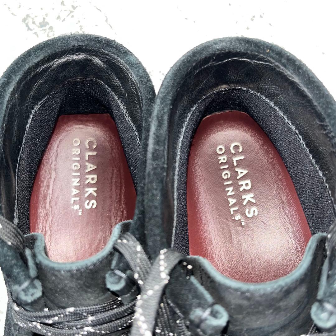 【美品】 クラークスオリジナル ワラビー ブーツ GTX 23.5 ブラック