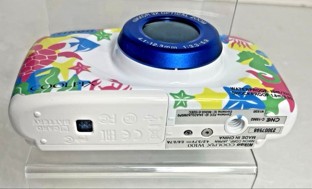 Nikon ニコン COOLPIX W100限定マリンカラー　防水機能付き