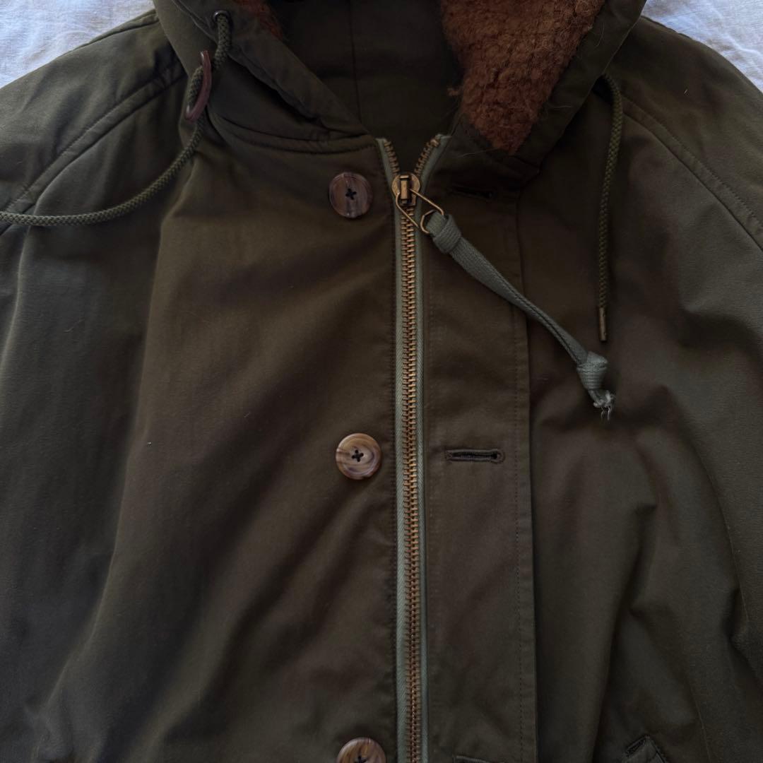 Scye サイ モッズコート パディング 38 カーキ