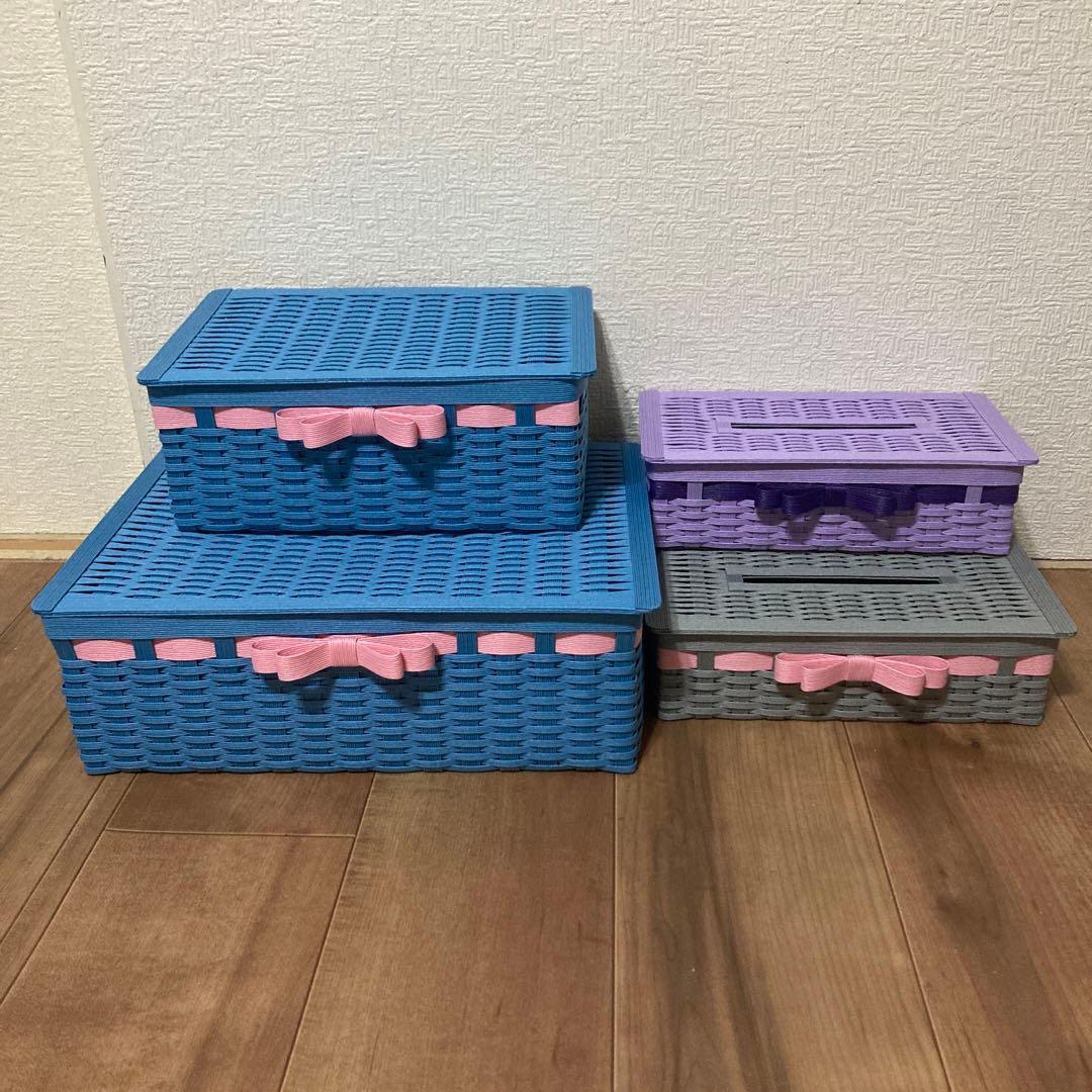 ゆーみんページ　エコクラフト　クラフトバンド　かご