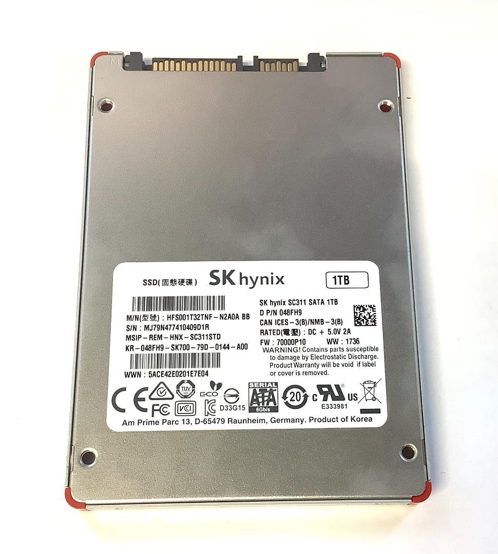 ③-WA344-SKhynix SATA 1TB SSD 2.5 1点