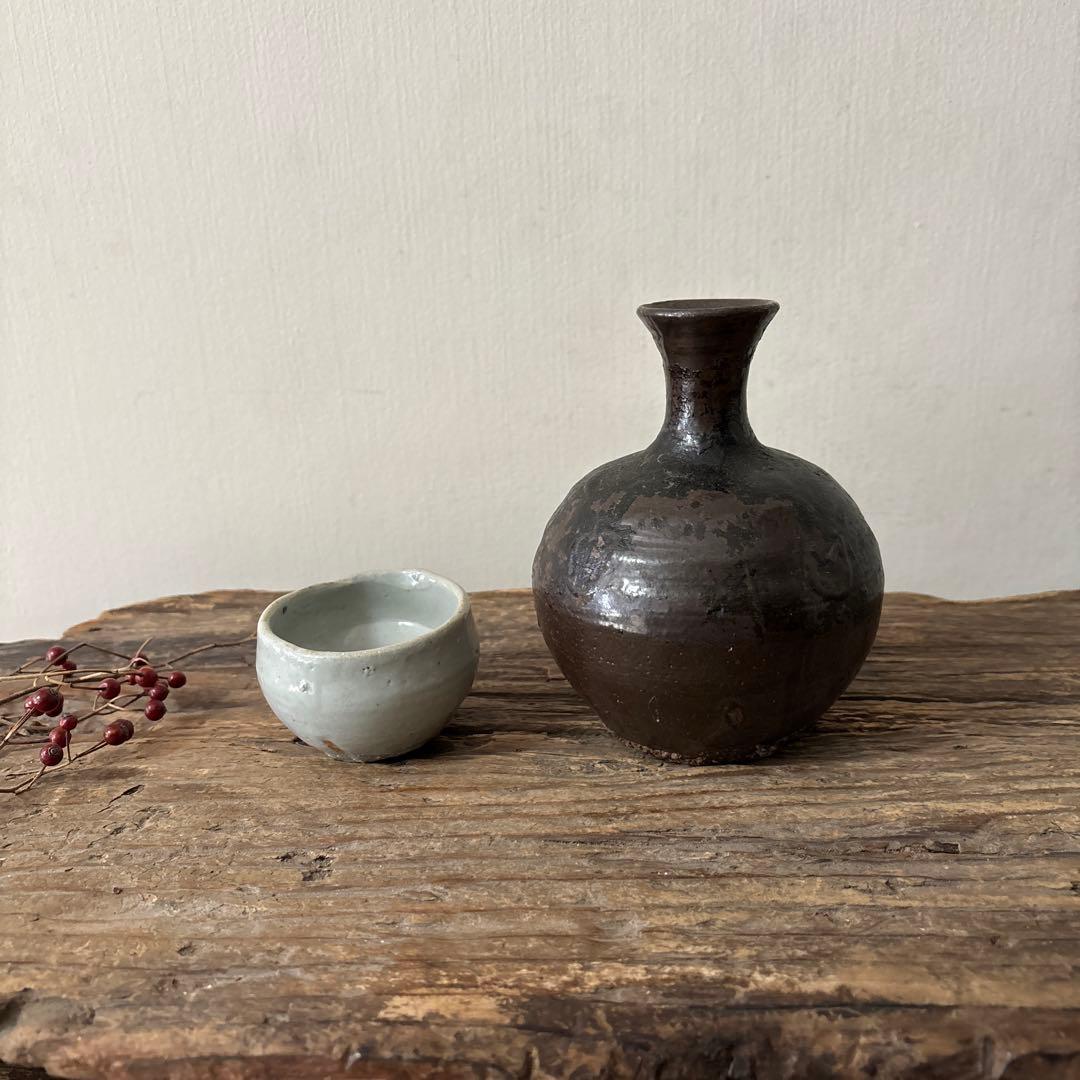 朝白磁盃　酒器　骨董　アンティーク　古美術　ぐい呑み 　検:白洲正子 秦秀雄