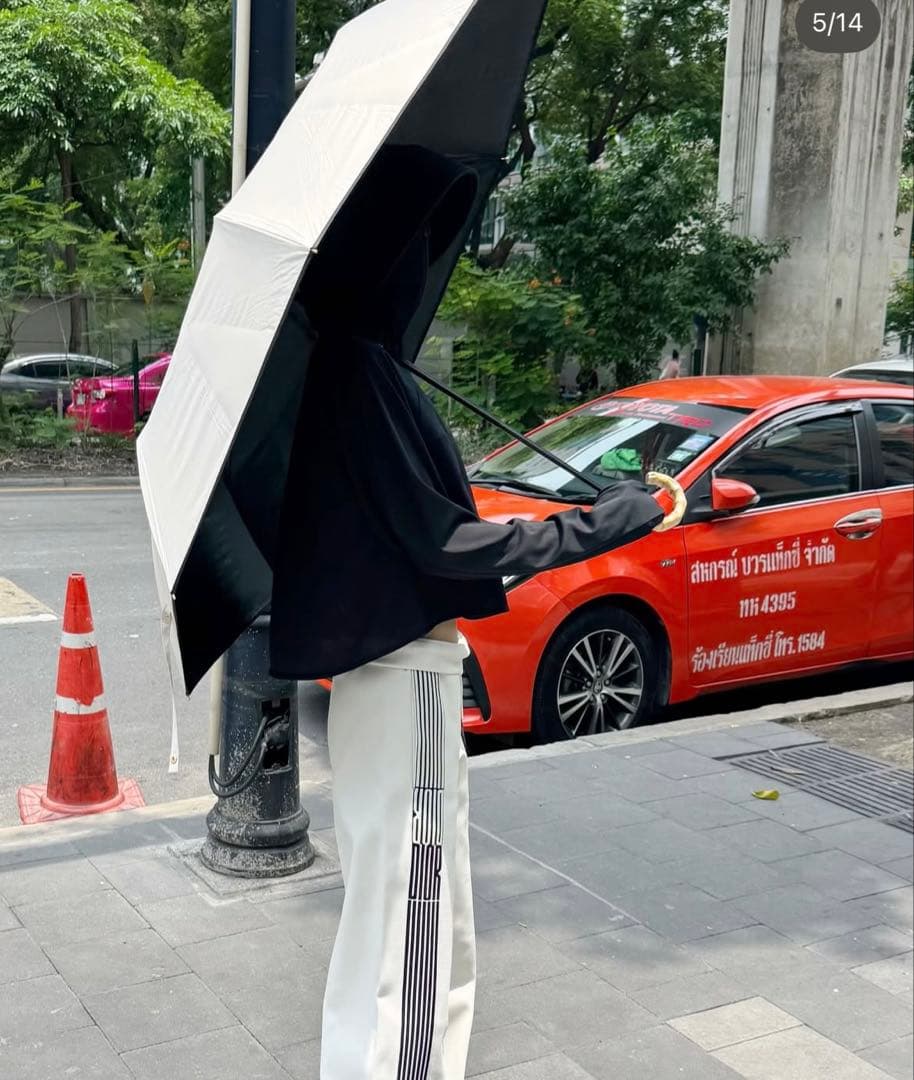 しーちゃん 日傘　晴雨兼用　傘　折りたたみ　あいりちゃん　ネイビー　しぃちゃん