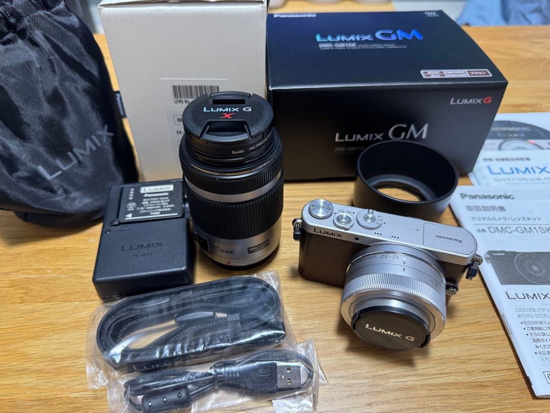 ★美品★LUMIX GM DMC-GM1SK ダブルズームレンズ セット