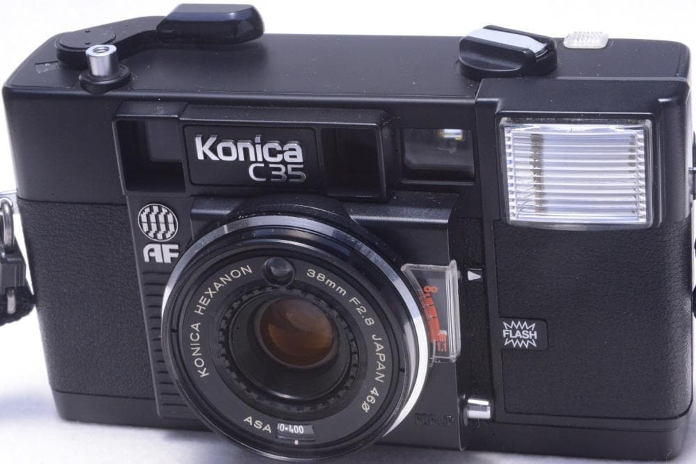 KONICA コニカ 小西六 ジャスピン コニカ C35 AF 動作確認 極美品