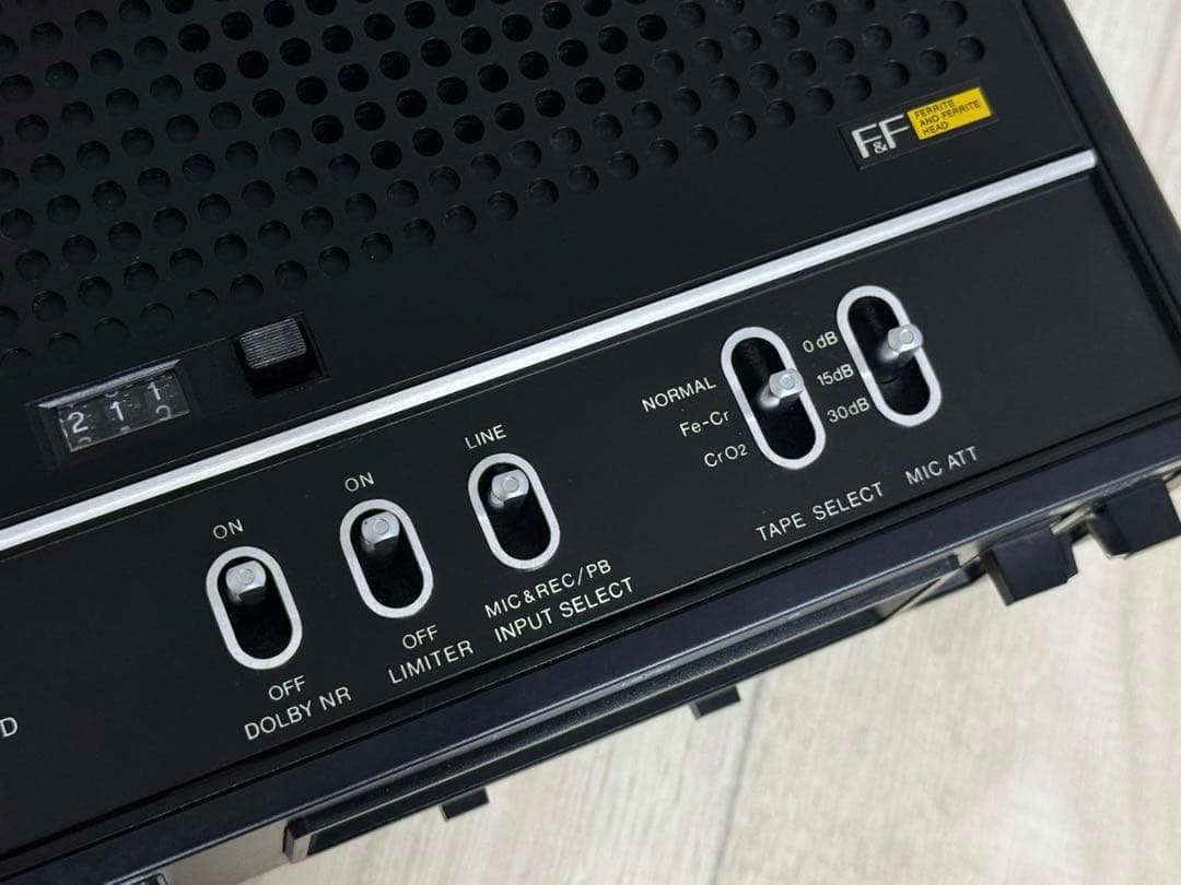 動作品SONYソニーデンスケ TC-2890SD昭和レトロ 希少カセットデッキ