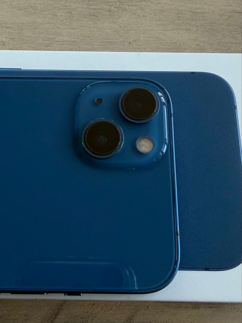 iPhone13 ブルー 256GB 本体、箱、充電ケーブル付き