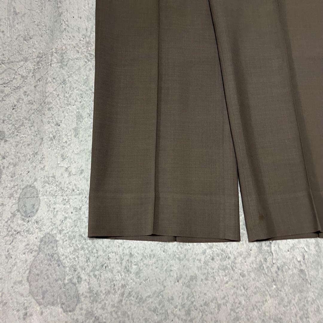 90s イタリア製 EMPORIO ARMANI ワイド スラックス ノータック