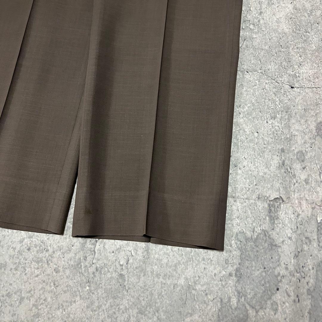 90s イタリア製 EMPORIO ARMANI ワイド スラックス ノータック