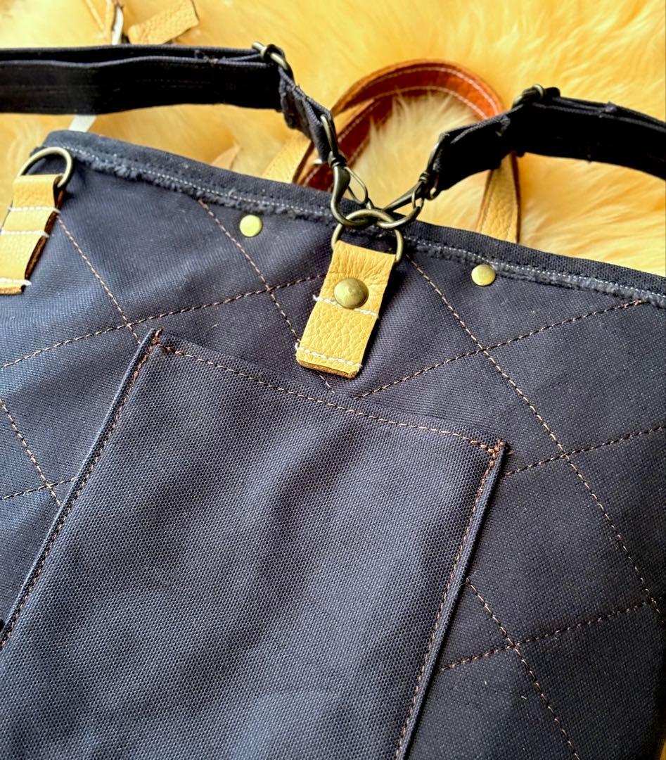 (手づくり)\"おしゃべりな夜空\"ネコたちのリュックショルダートートバッグ