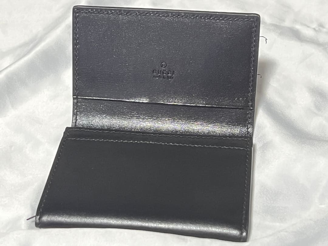 GUCCI GGマーモント カードケース 名刺入れ Black