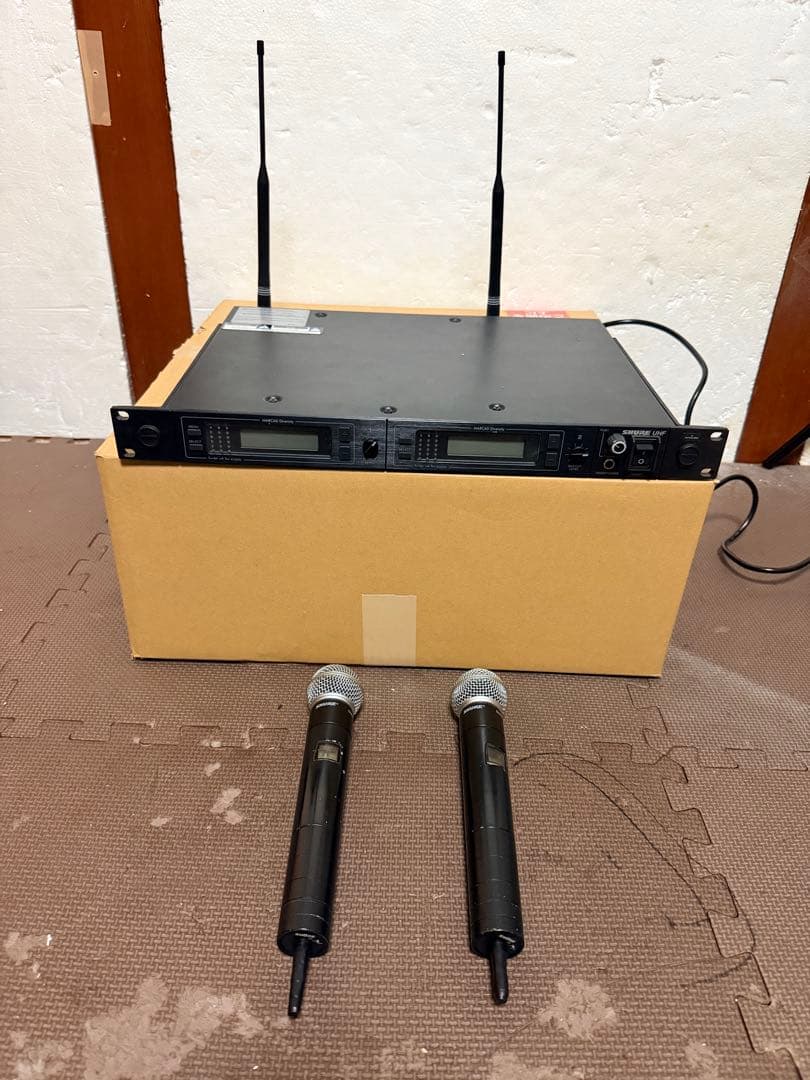 Shure u4d/sm58、動作確認済み。良い品。