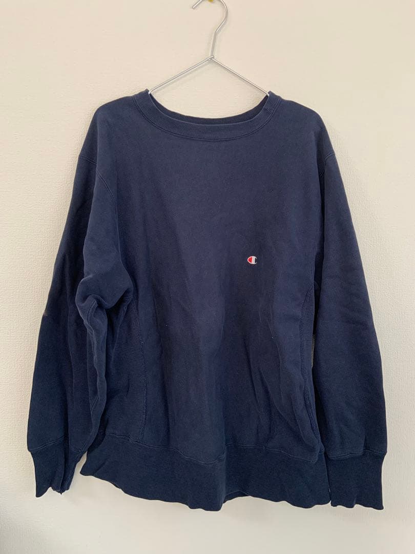 Champion ネイビー トレーナー　チャンピオン リバースウィーブ