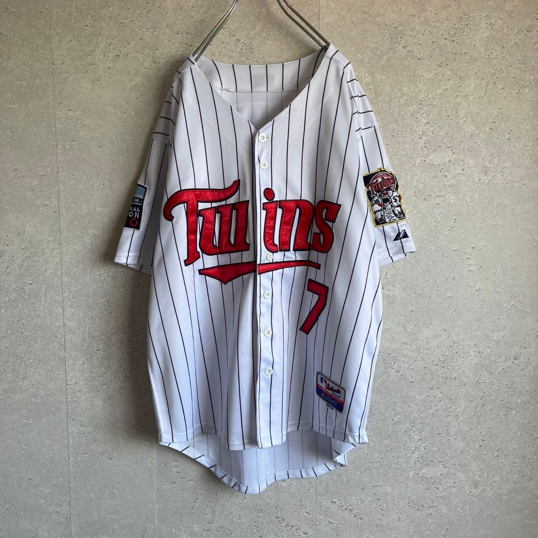 MLB ミネソタツインズ ベースボールシャツ レプリカユニフォーム ジョー