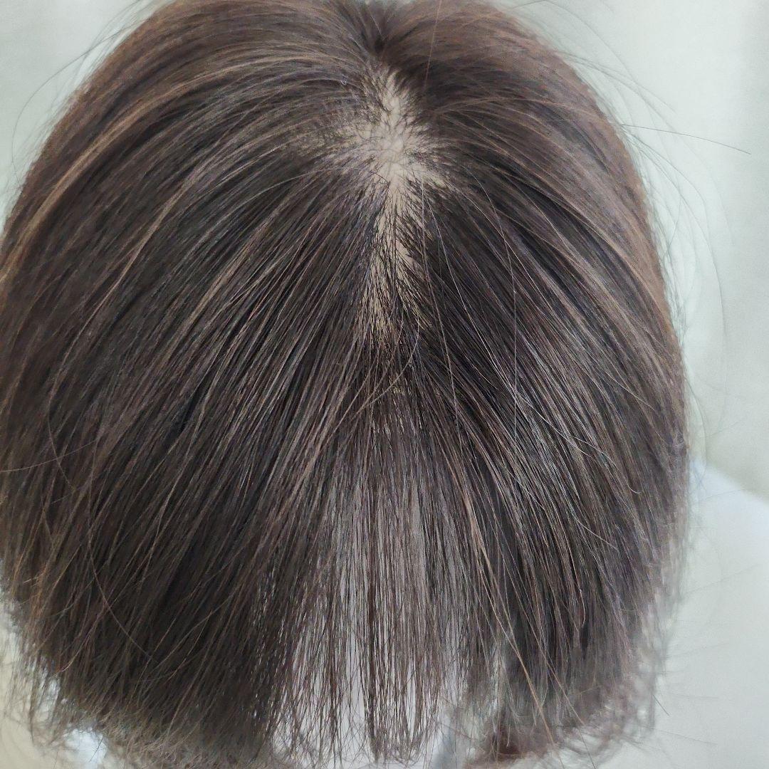 【mi】即日発送　人毛　ダークブラウン ショート　Sサイズ