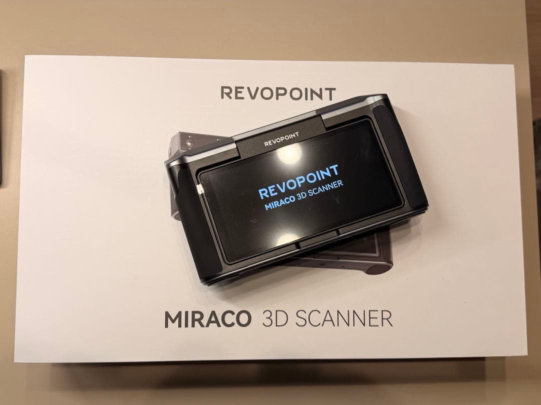 Revopoint MIRACO 3Dスキャナー 本体と箱つき、６ヶ月使用