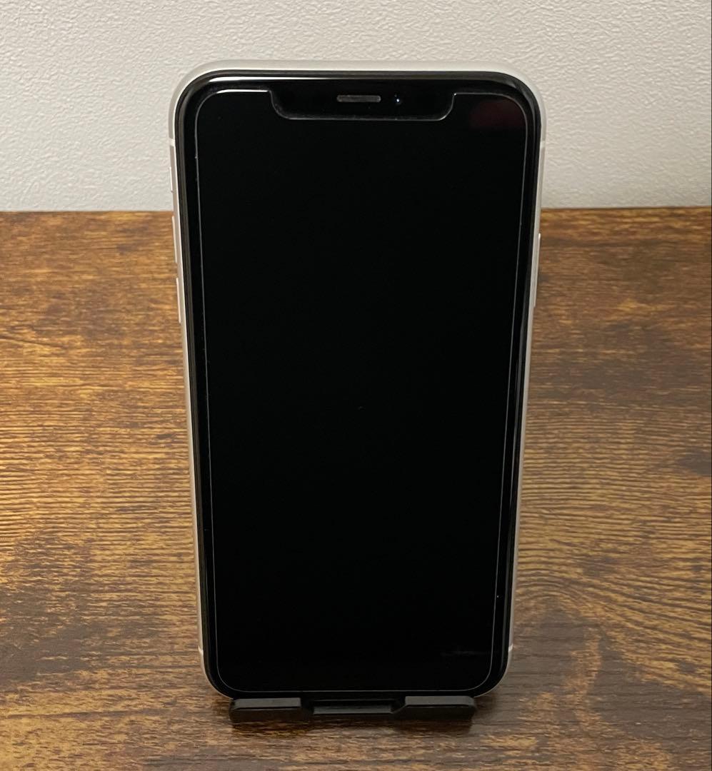 【美品】iPhone XR 128GB ホワイト