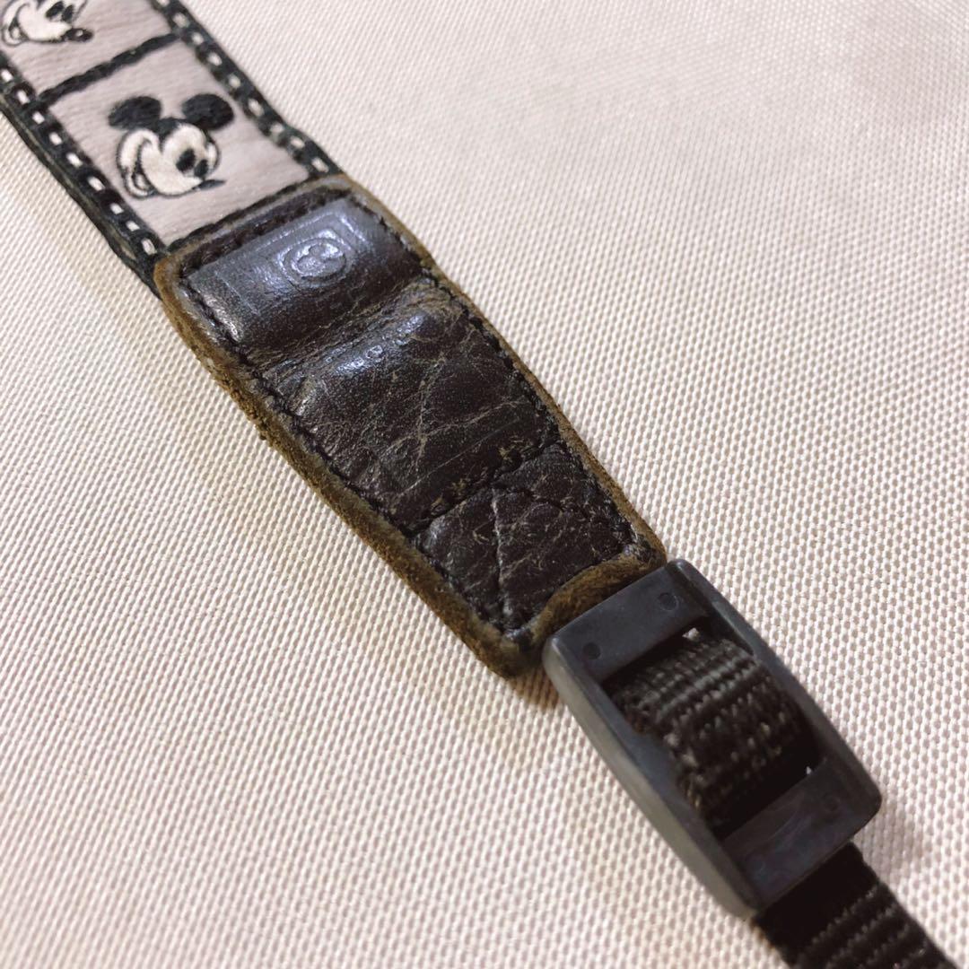 【約40年前】カメラのストラップ【ミッキー】