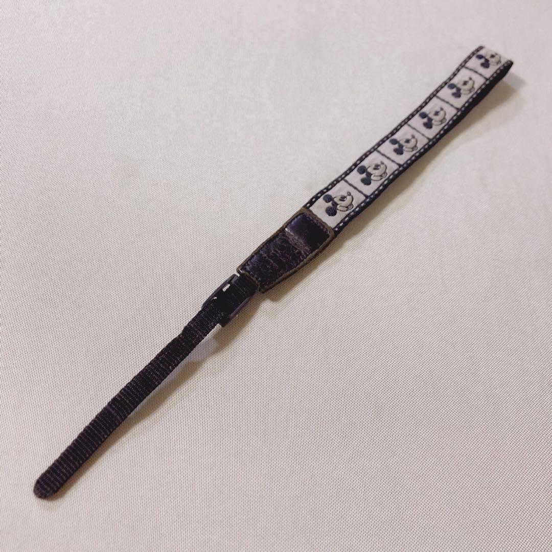 【約40年前】カメラのストラップ【ミッキー】