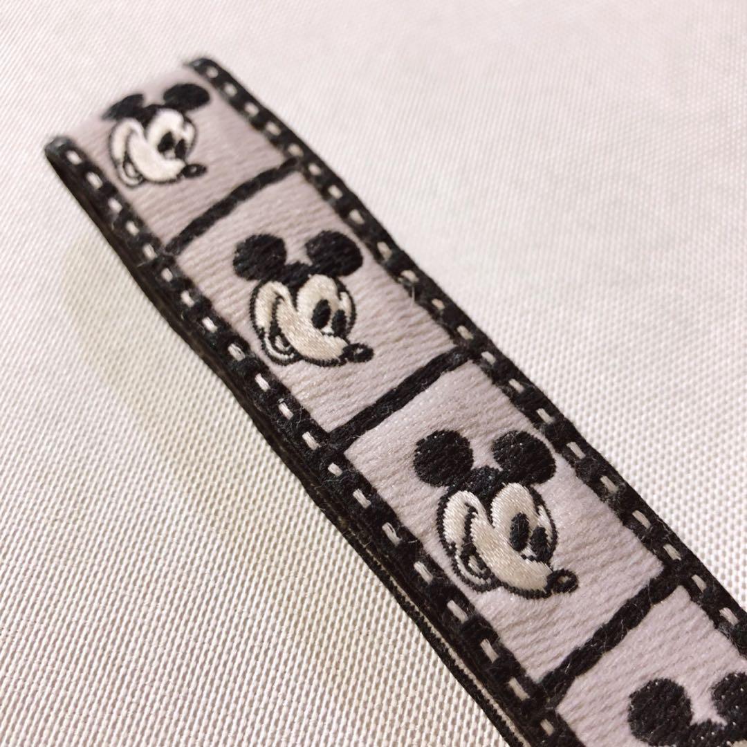 【約40年前】カメラのストラップ【ミッキー】