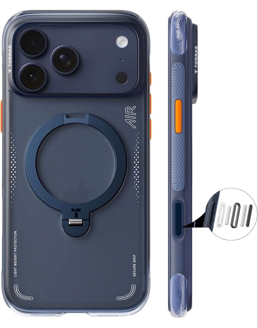 TORRAS iPhone 17 ProMaxケース Ostand Q3 Air