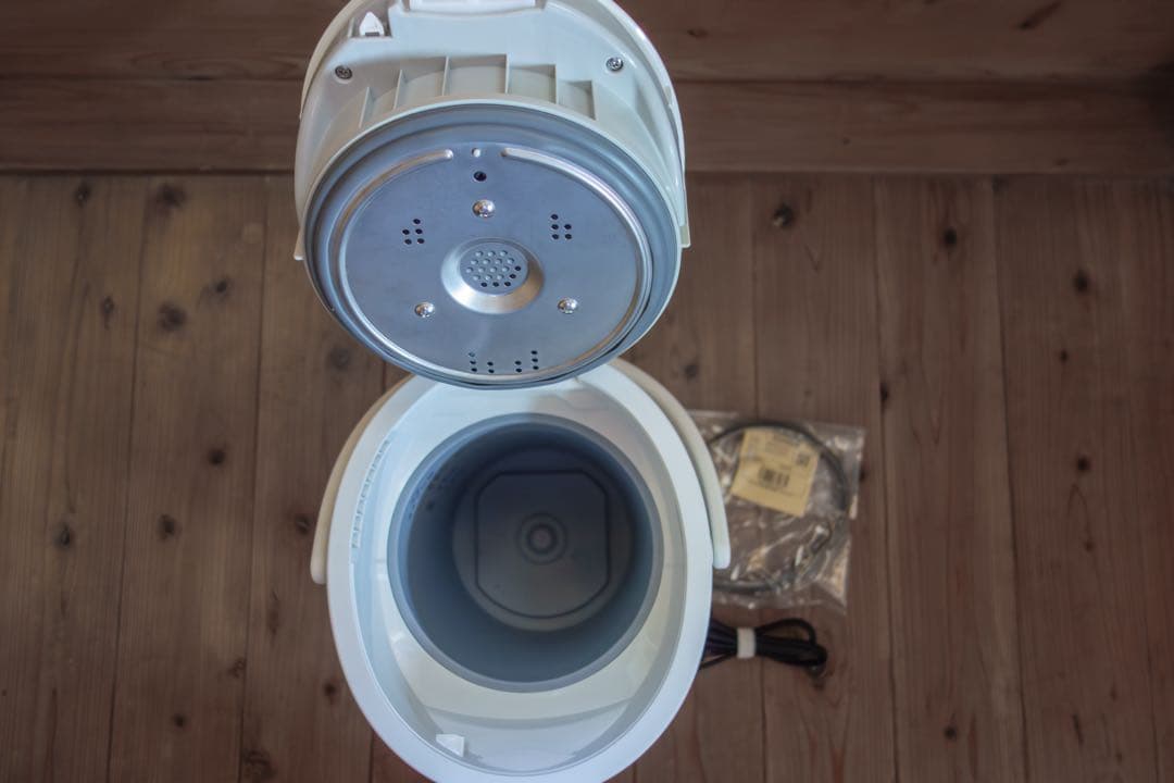 【クエン酸洗浄済】象印 スチーム式加湿器 EE-DC50 ホワイト パッキン付