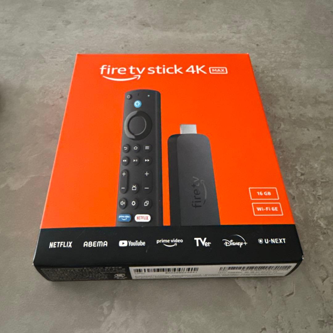 Fire TV stick 4k MAX 美品