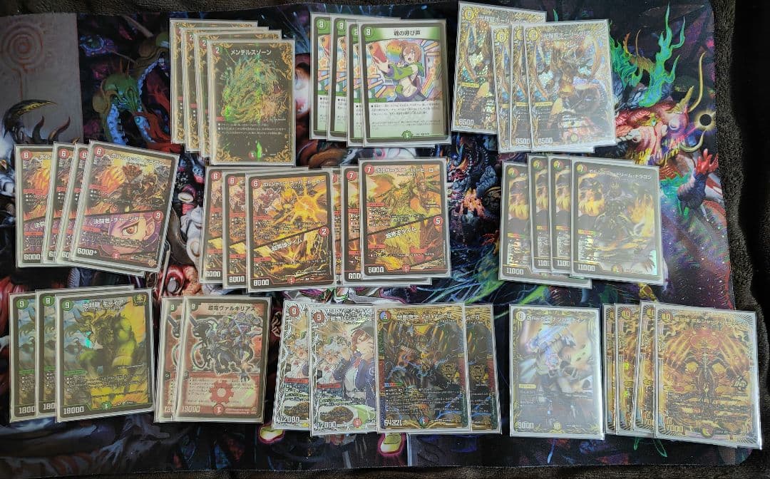 リースボルシャック　デッキ　微高レート　調整パーツ　スリーブ付き　デュエマ