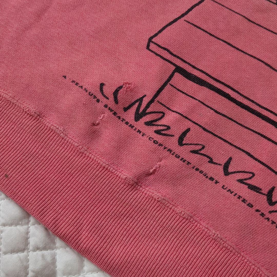 b*o様 スヌーピー トレーナー ピンク ヴィンテージ レッドバロン