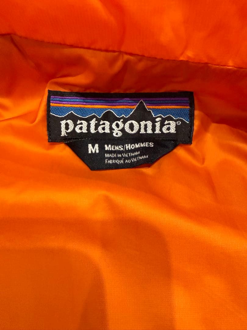 patagonia オレンジ ベスト
