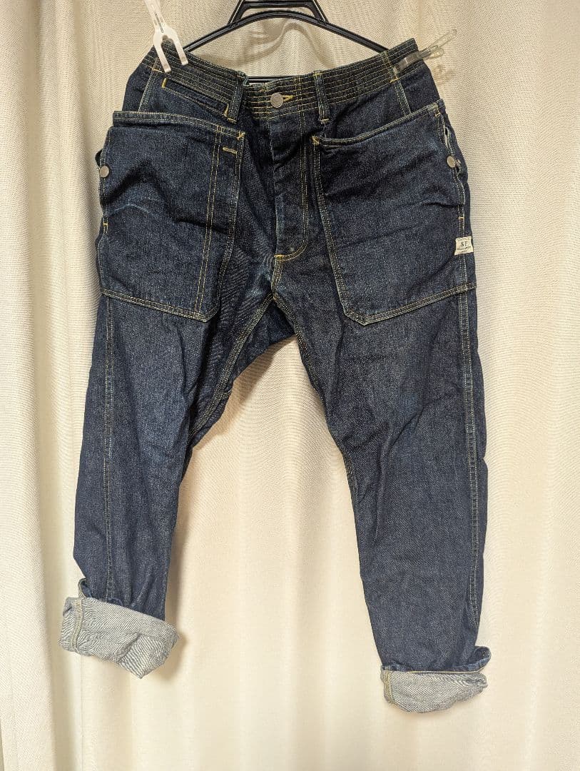 パンツ SASSAFRAS FALL LEAF SPRAYER PANTS DENIM