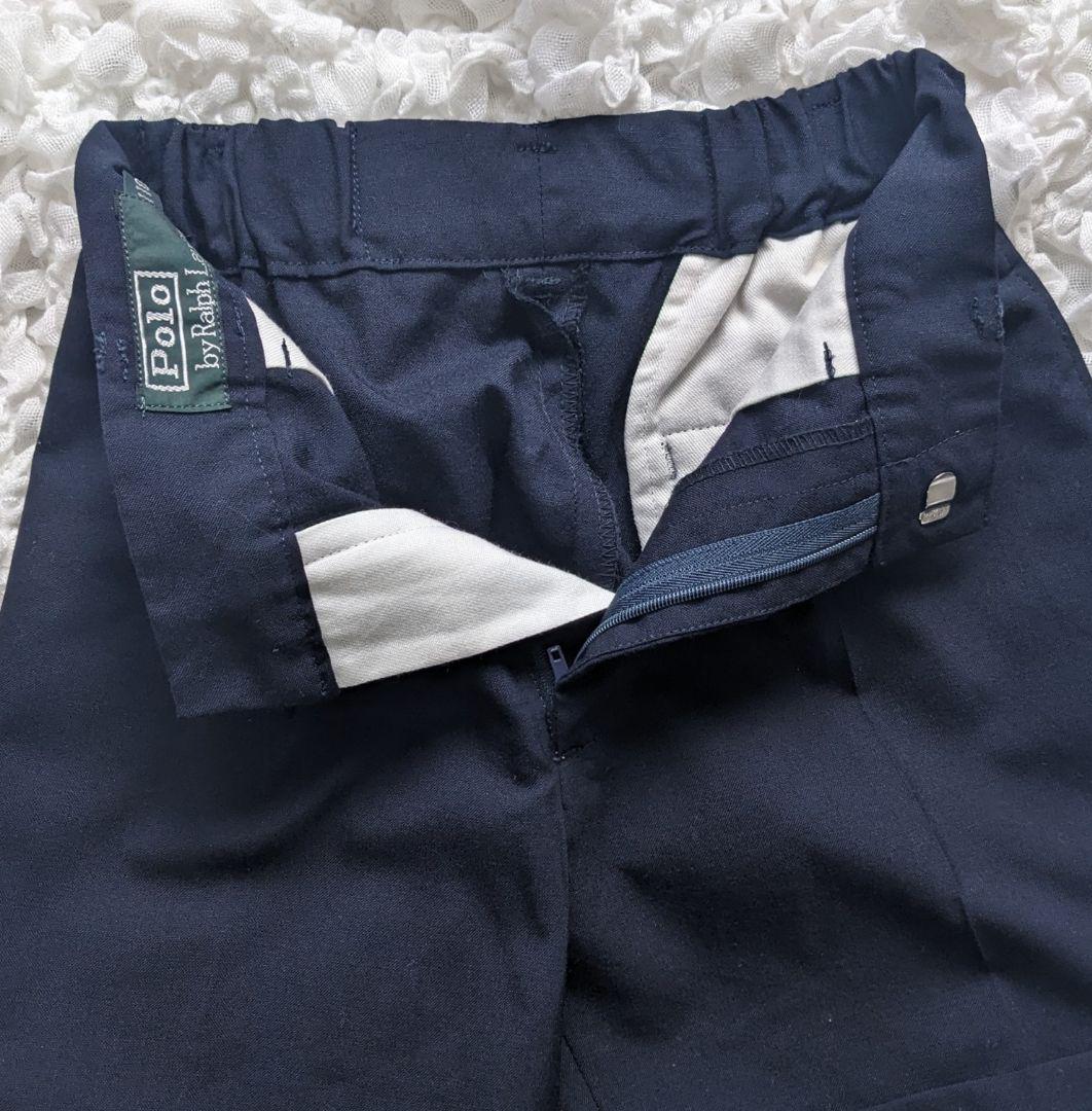 ラルフローレン 4点セットアップ 男の子 スーツ 金ボタン 七五三 　ウール