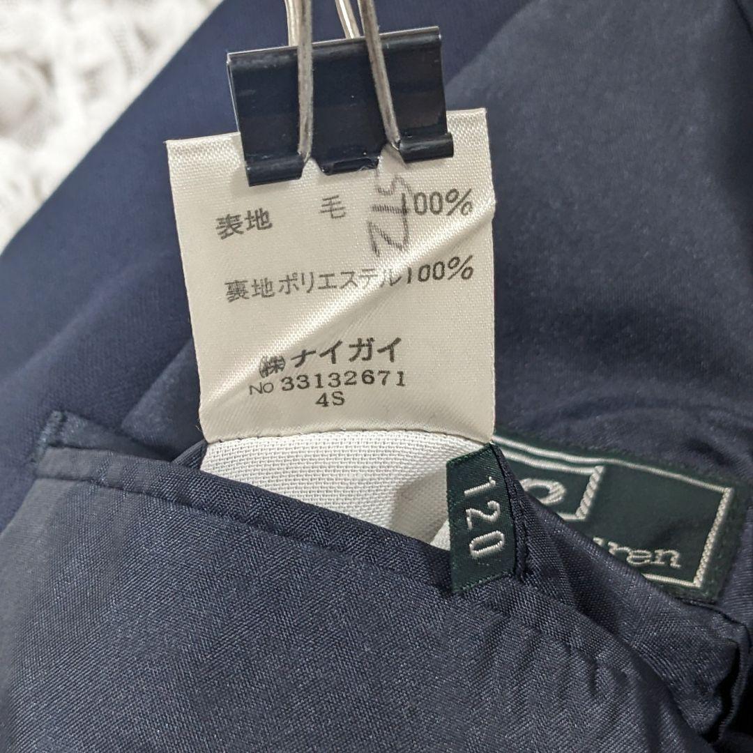 ラルフローレン 4点セットアップ 男の子 スーツ 金ボタン 七五三 　ウール