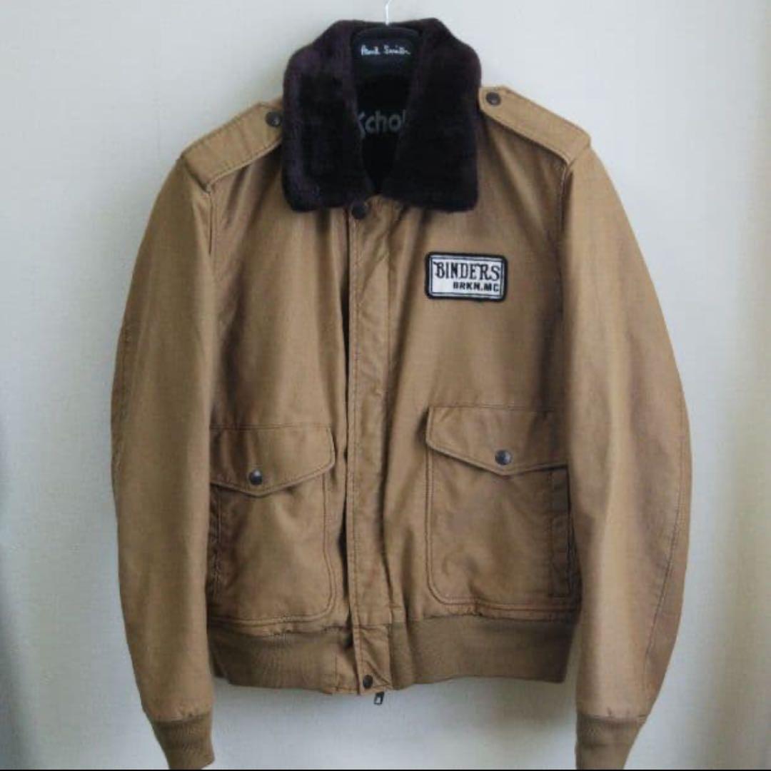 schott ベージュ ミリタリージャケット　ボアジャケット