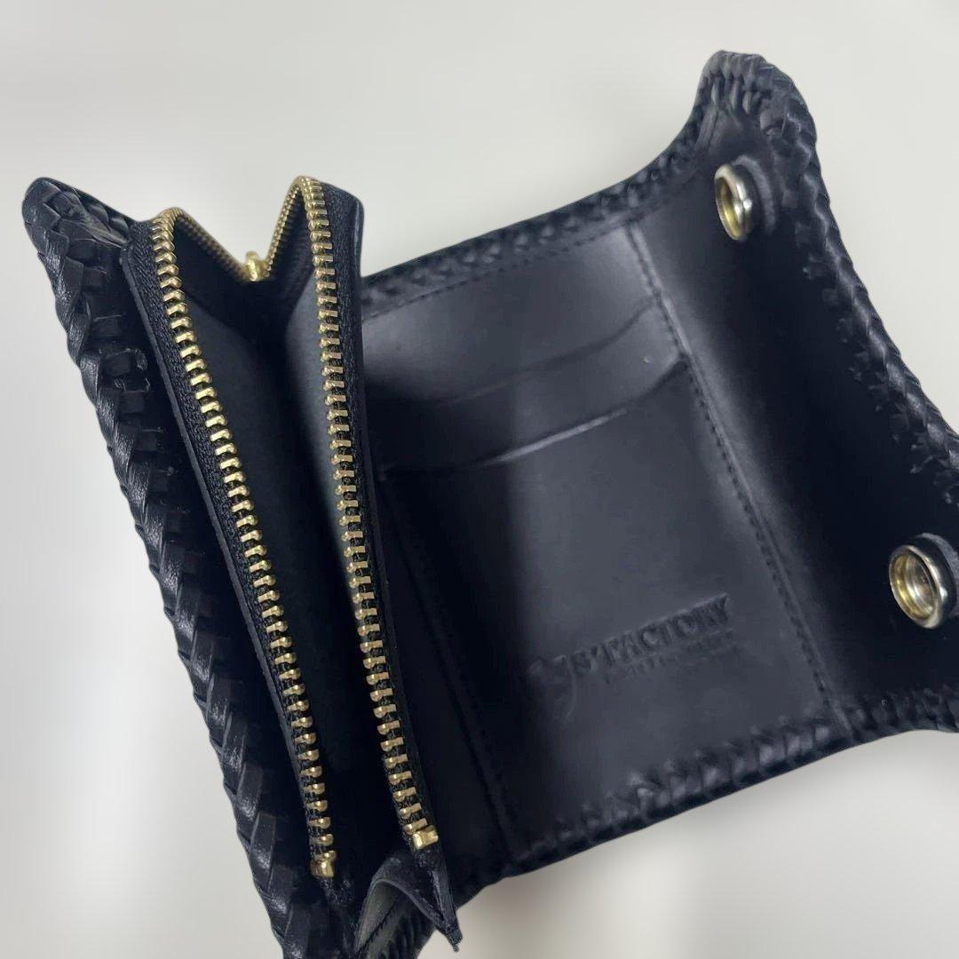 S’FACTORY レザー ブラック ミニ財布 未使用品