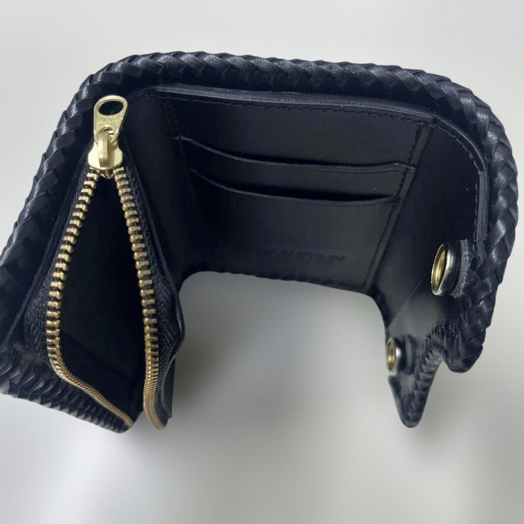 S’FACTORY レザー ブラック ミニ財布 未使用品