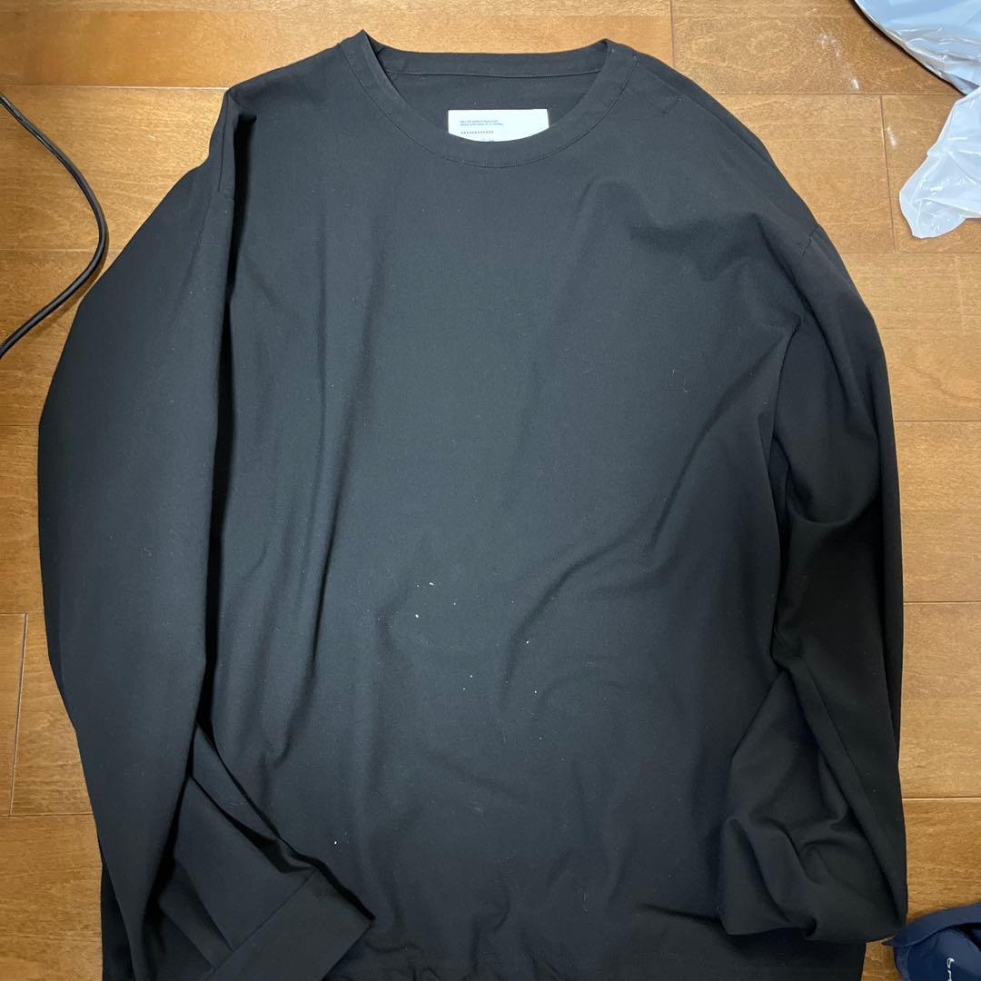AW_24 ブラック 長袖 Tシャツ