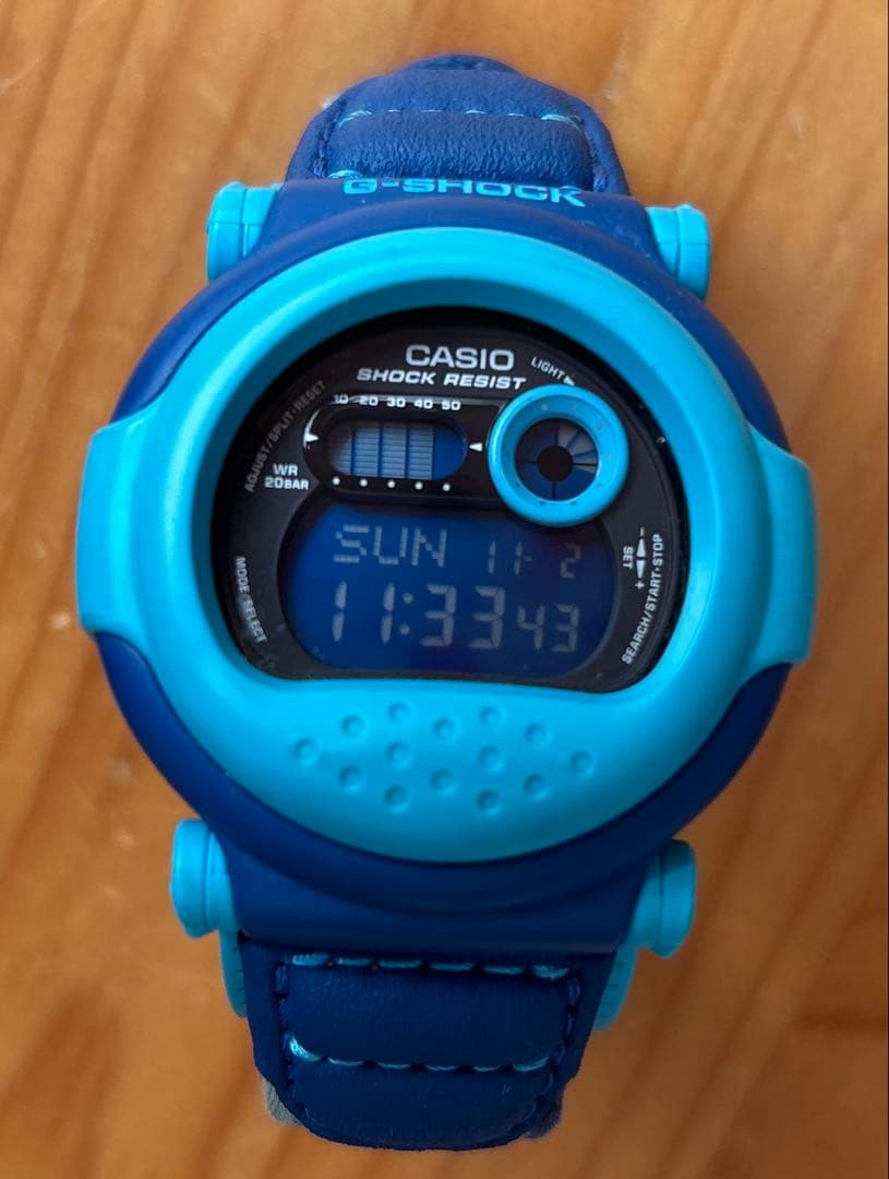 CASIO★美品G-001Bブルージェイソン★レア希少色腕時計G-SHOCK