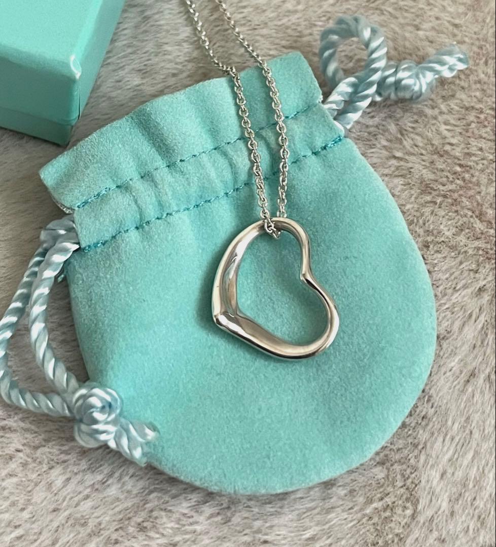 【美品・磨き済】ティファニー エルサペレッティ オープンハート SV925