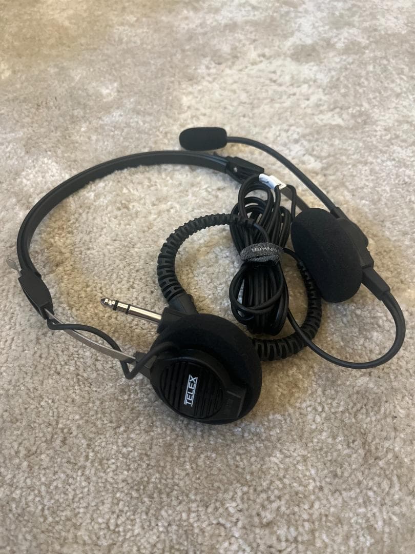 美品 TELEX Airman 750 Headset テレックス ヘッドセット
