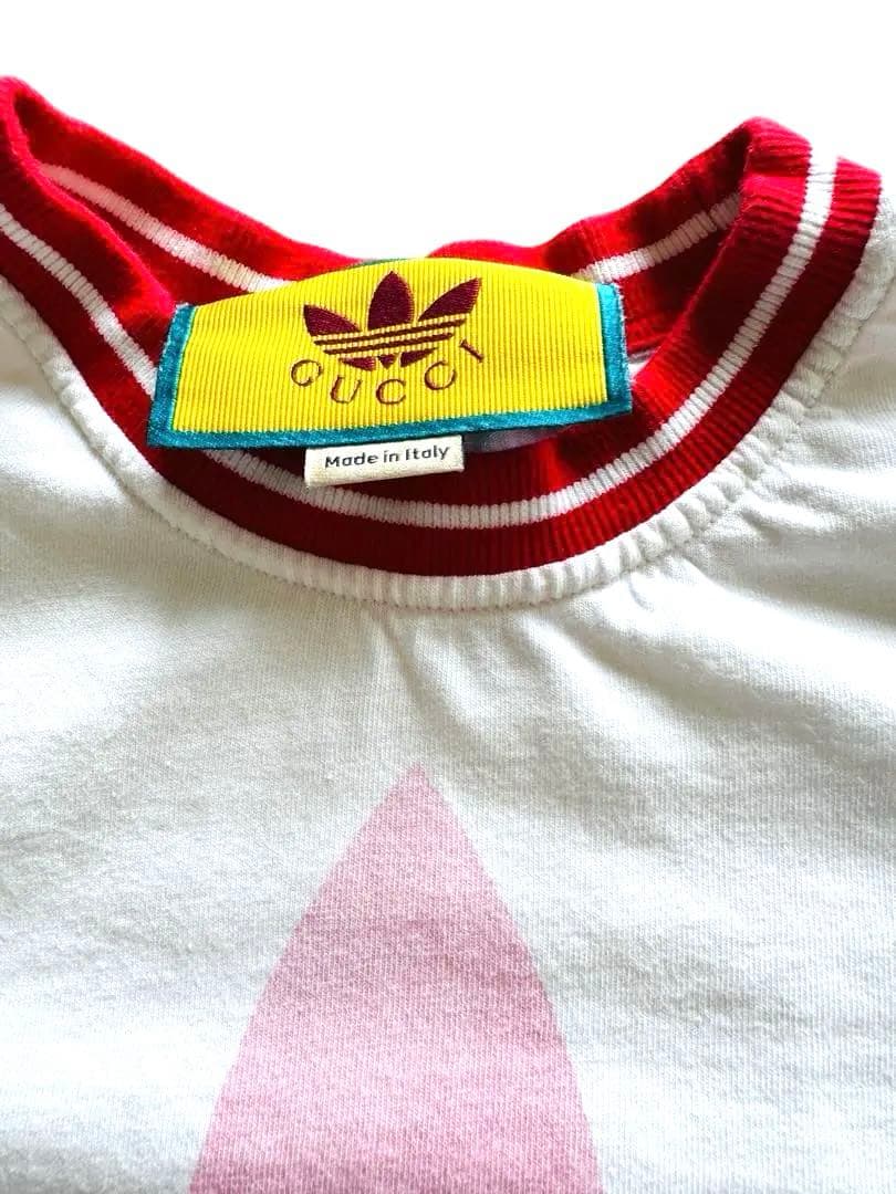 GUCCI アディダス コラボ 半袖Tシャツ レディース XS