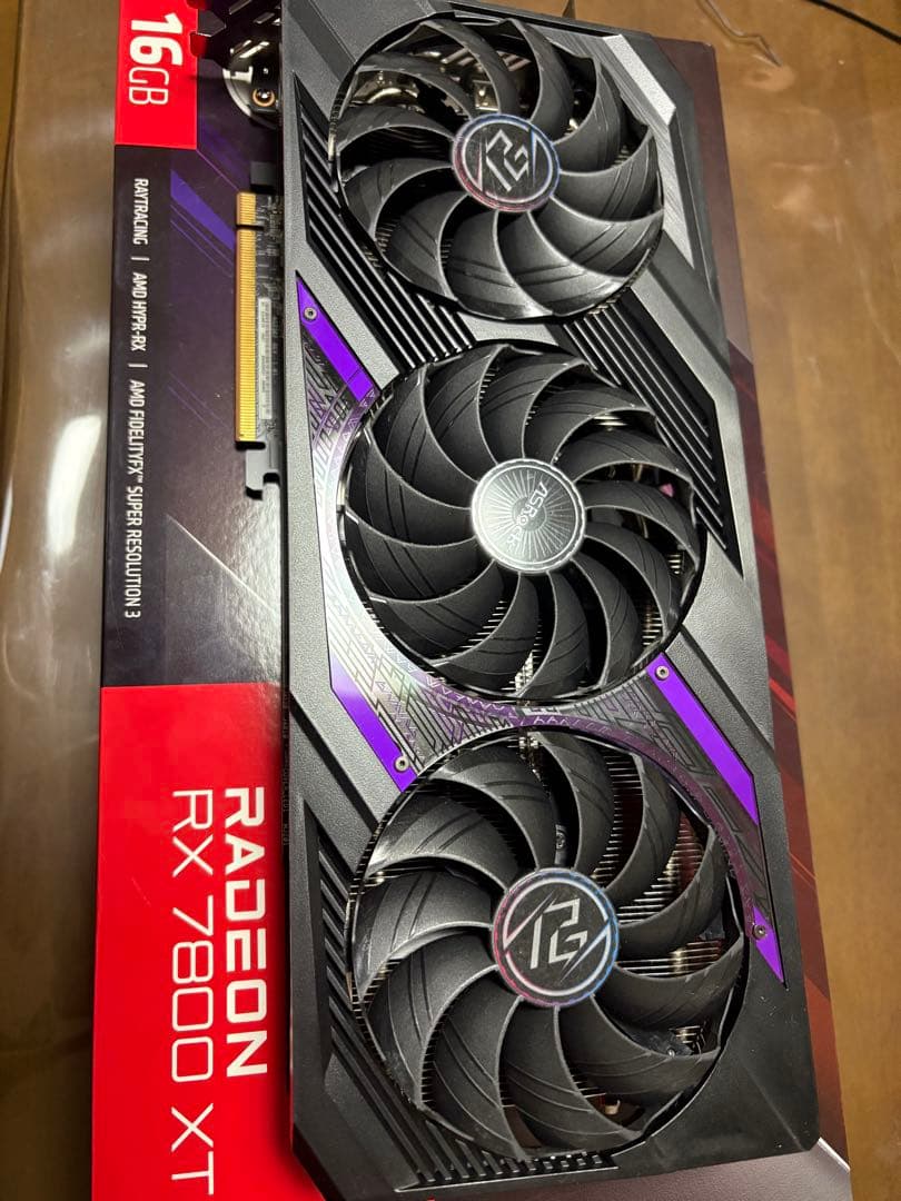グラフィックボード・グラボ・ビデオカード Radeon RX7800XT 16GB Phantom GAMING
