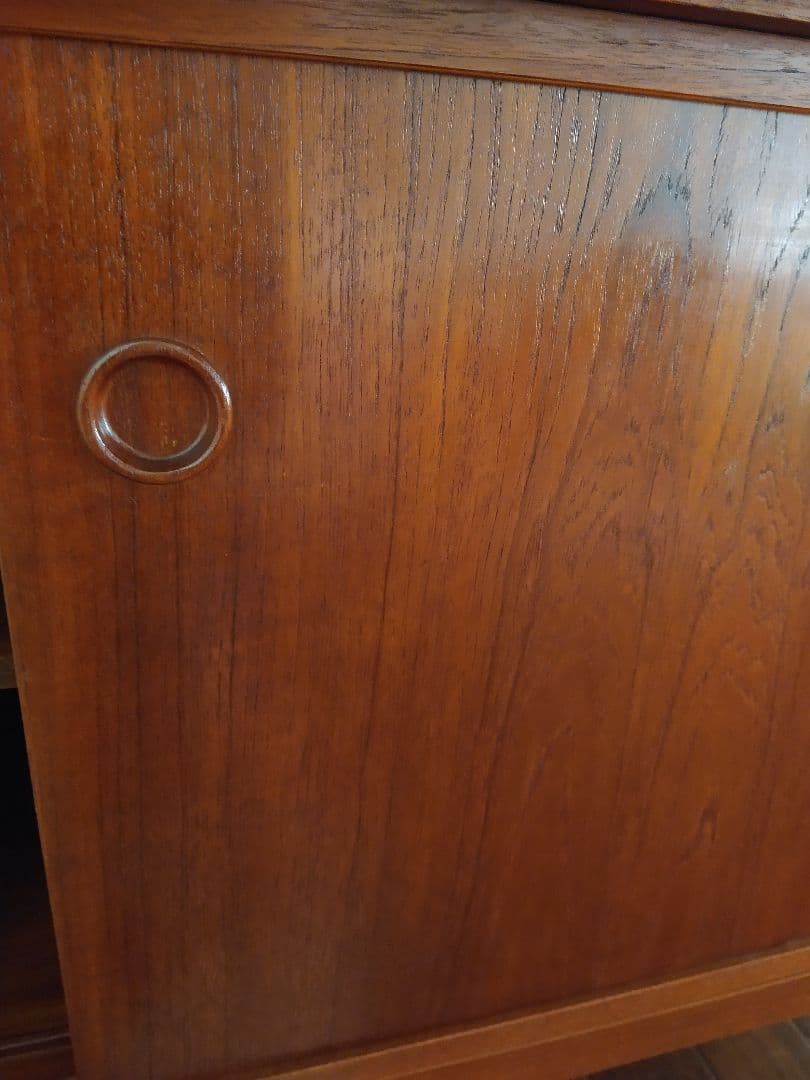 【美品】Johannes Sorth 蛇腹シェルフ チーク ヴィンテージシェルフ