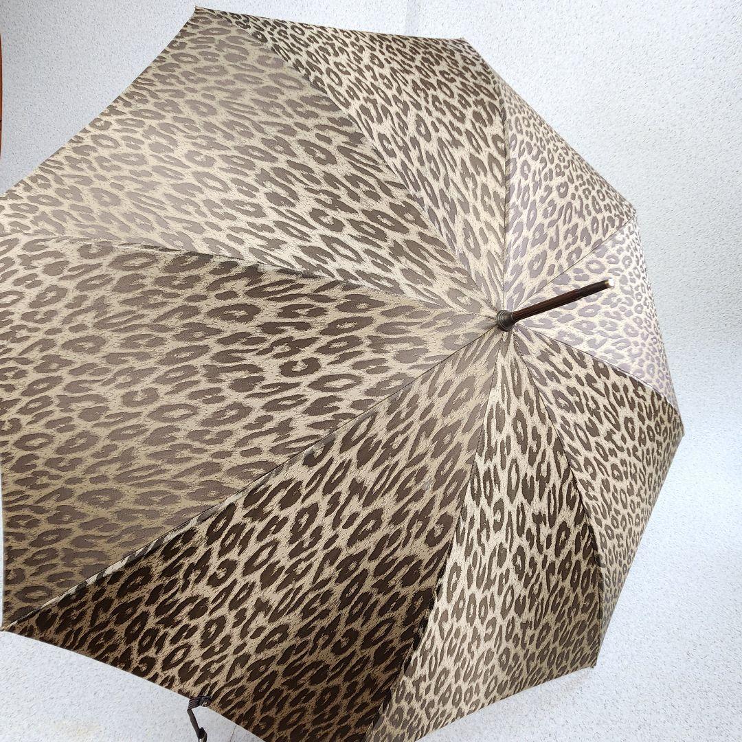 ⭐美品⭐フォックスアンブレラズ 長傘 レオパード 茶 タッセル
